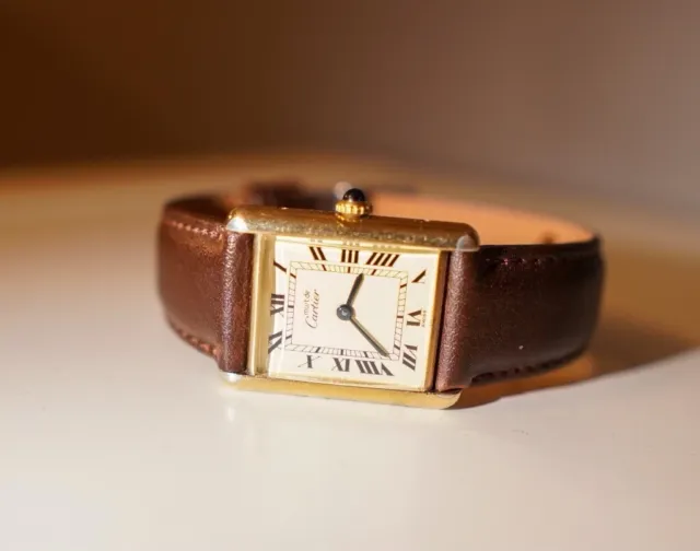 Cartier Tank Must De Vermeil Handwinding Large Model 23x30