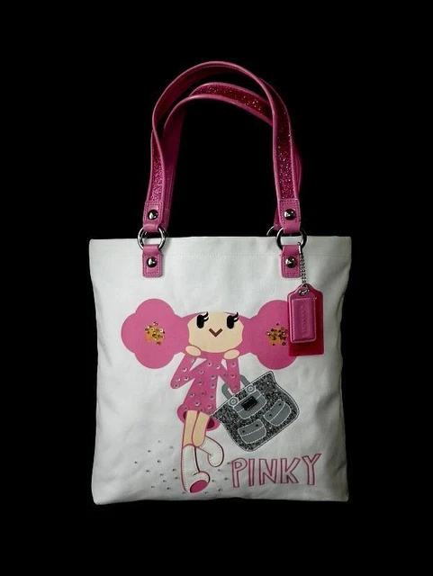 COACH PINKY トートバッグ POPPY COACH PINKY トートバッグ POPPY RARE COACH LTD Ed Poppy Pinky Chan