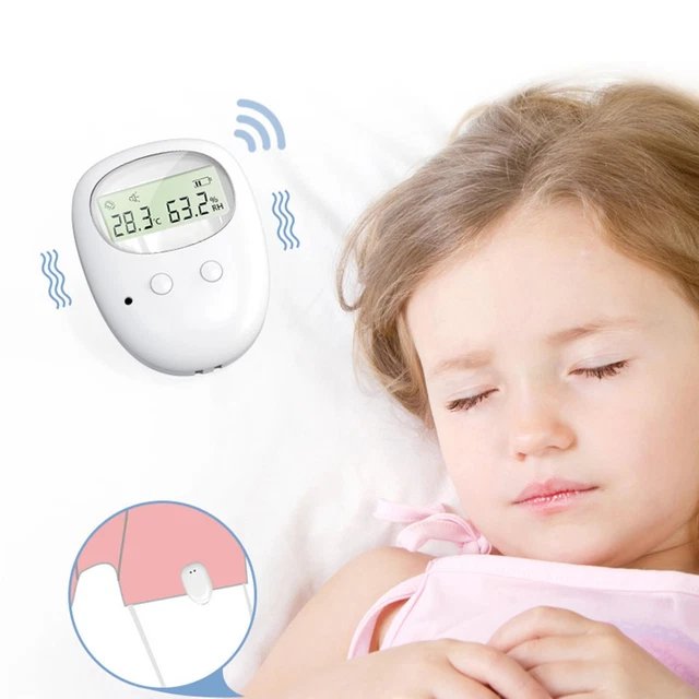 BEDWETTING ALARM PORTABLE LED Display USB Powered for Kids Teenagers £