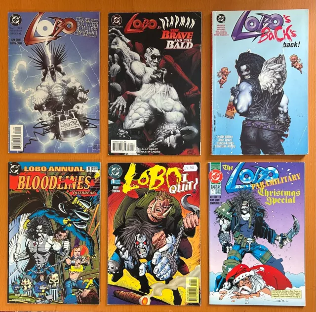 Lobo job lot of 9 x comics and 1 x TPB (DC 1991 to 2002) 10 x issues