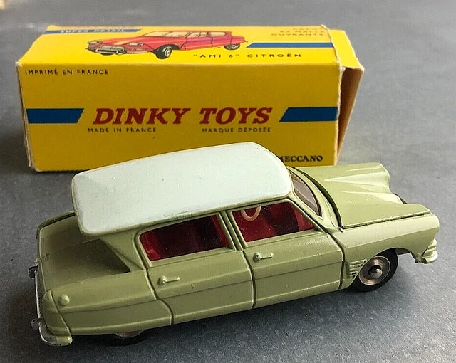 DINKY TOYS 557 Citroën 3CV Ami 6 d'origine Made in France Meccano EUR