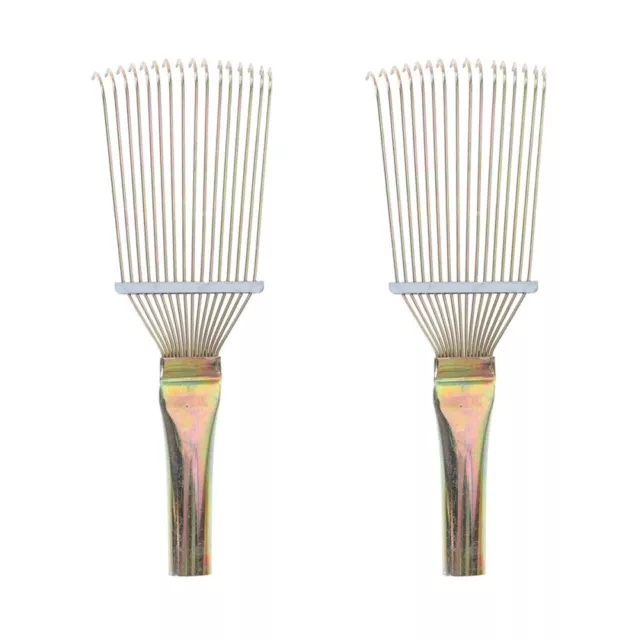 2 PCS Horse Deshedding Tool Horsehair Wool Comb Brush Cosmetic