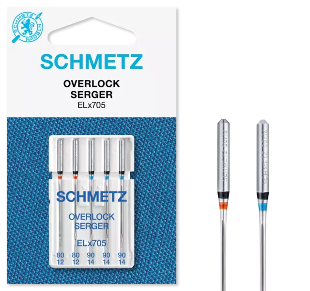 Overlock, Serger, Coverstitch, Coverlock Schmetz Domestic Sewing Machine Needles 3