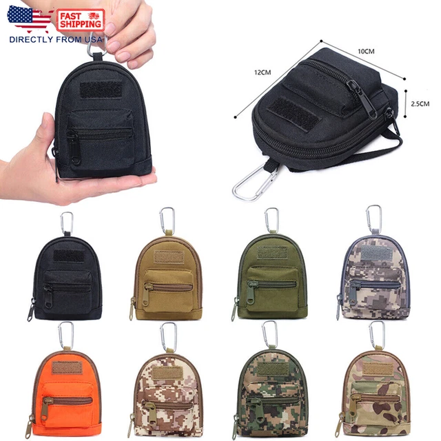 Tactical Mini Wallet Pouch EDC Waist Bag Coin Purse Key Earphone Storage Bag US