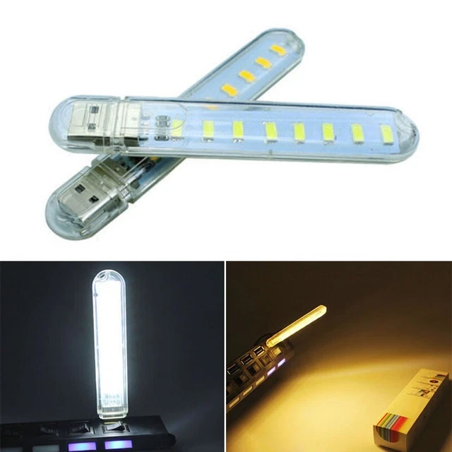 Luce LED USB Illuminazione Tavolo Campeggio Scrivania Portatile Atmosfera