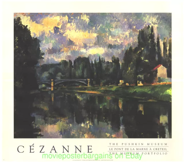 PAUL CEZANNE Print Poster LE PONT DE LA MARNE A CRETEIL 24x27 Mirage Editions