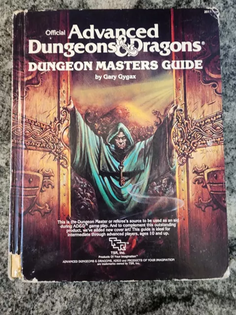 Advanced Dungeons & Dragons AD&D Official Dungeon Masters Guide Hardcover TSR