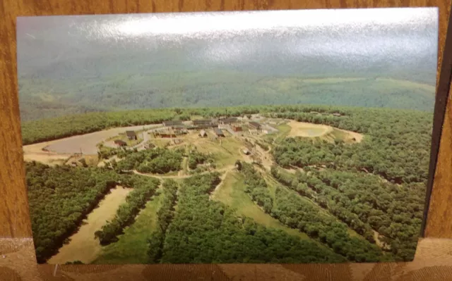 Lot of 5 Vintage 1940's Unused Postcards Aerial View Blue Knob Ski Resort Pa