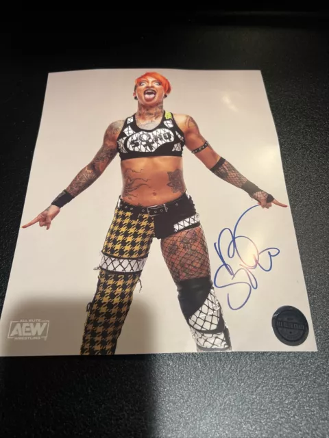 Ruby Soho Autographed Signed 8x10 Wrestling Photo - AEW WWE ROH - w/COA