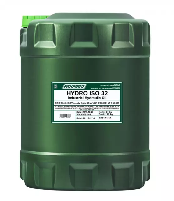 Fanfaro 2101 Hydro ISO 32 Hydrauliköl HLP32 5Liter