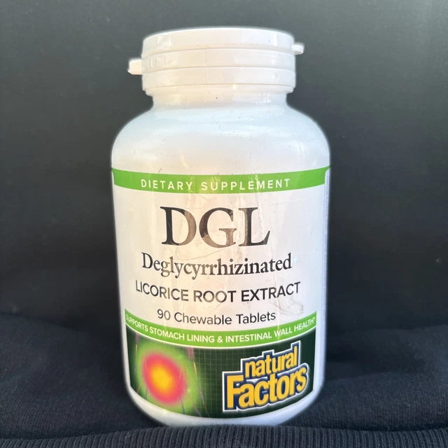 NATURAL FACTORS, DGL, Deglycyrrhizinated Licorice Root Extract x 90 ...