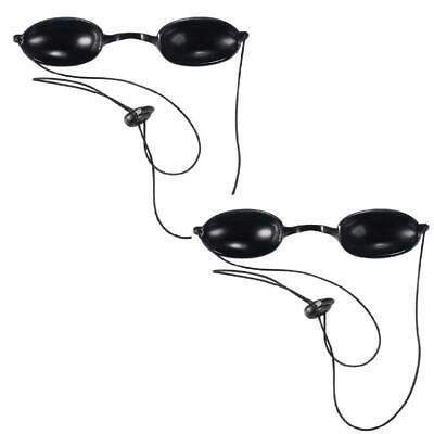 2 gafas protectoras de cama bronceado negro