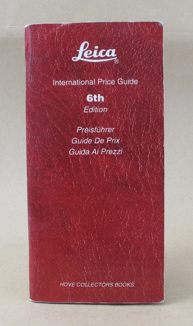 その他 LEICA INTERNATIONAL PRICE GUIDE LEICA - INTERNATIONAL Price Guide Seventh Edition $25.26