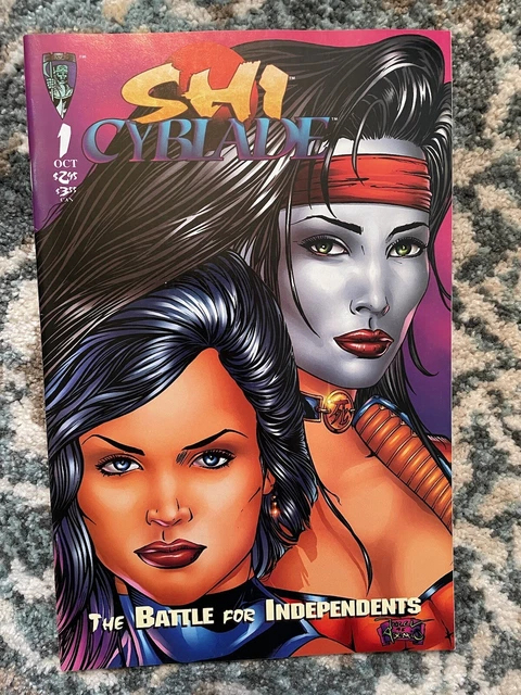 Shi/Cyblade #1 Battle for Independents, Cerebus, Bone, Crusade Comics (1995)