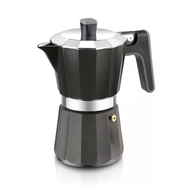 Cafetera Italiana BRA PERFECTA BLACK 6 Tazas