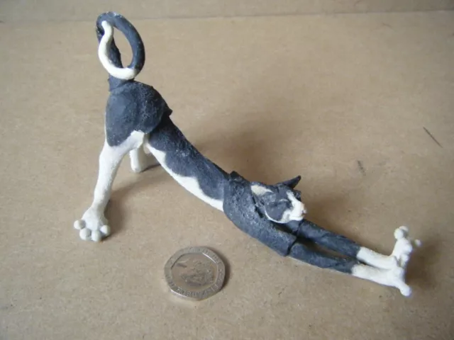 Country Artists, A Breed Apart, Miniature "STRETCHING CAT" figurine. Unboxed.