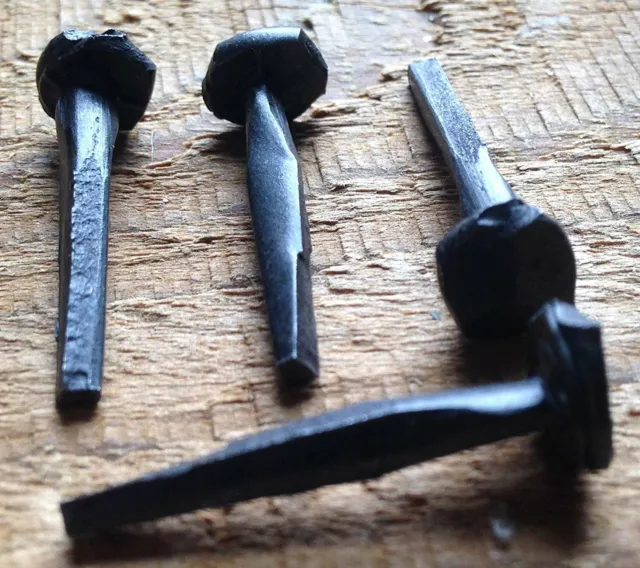 5/8" Steel Decorative Wrought Head Nails with Black Oxide Finish by - lbs