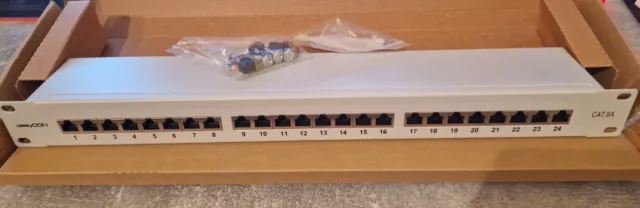 Patchpanel 24 port cat 6a deleyCON unbenutzt