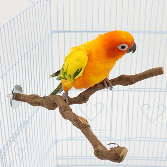 Vogelspaltstock Traubenholz Kauspielzeug Papageienständer Vogelstange Steht