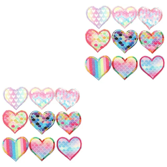 18 Pcs Repasser Sur Le Patch De Vêtements Appliques Paillettes
