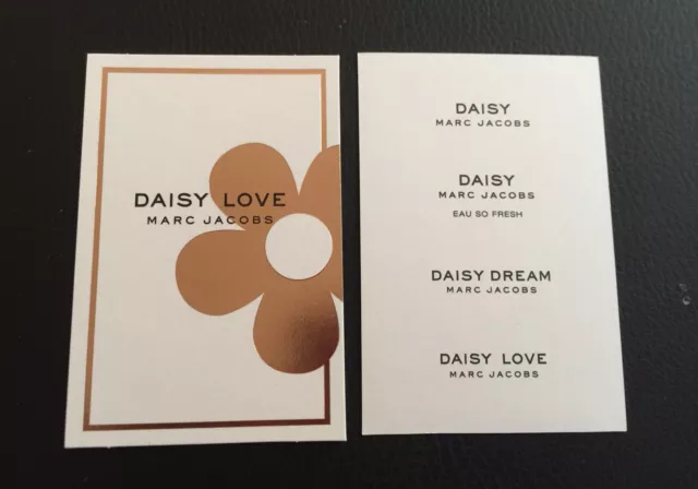 1 tres jolie carte Parfumée Daisy Love De Marc Jacob