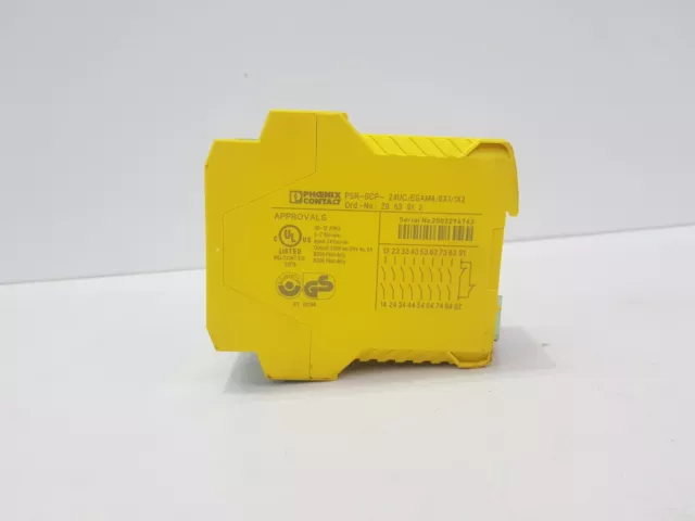 Phoenix Contact Safety Relay Psr-Scp- 24Uc/Esam4/8X1/1X2 2963912 / Fast Ship 3