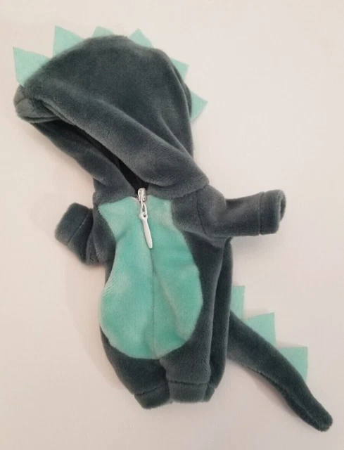 Pre-Owned 10cm Doll Green Dinosaur One-Piece - 1/12 Body Clothes (Obitsu11)