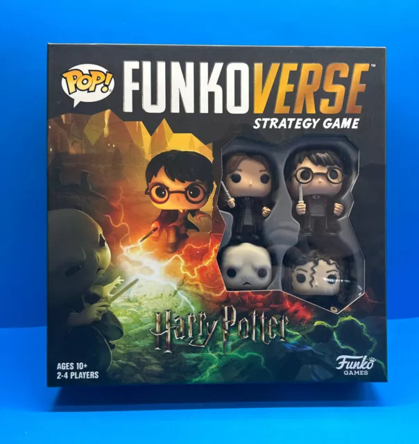 Harry Potter Funkoverse Board Game 100 Pop Vinyl Strategy Hermione Voldemort