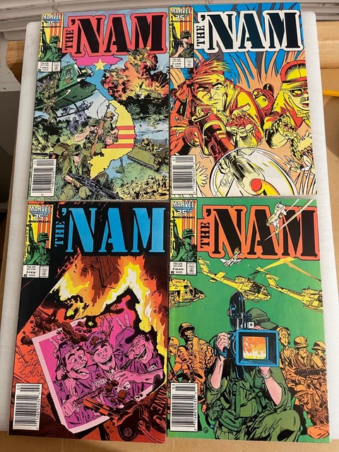 The 'Nam 1 2 3 4 6 7 Lot 6 Newsstand Copper Age Doug Murray Marvel Comics