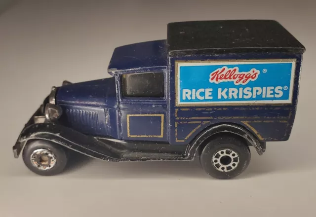 MATCHBOX KELLOGG'S RICE Krispies Model A Ford Delivery Truck Diecast 1/ ...