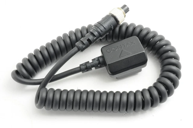 [Excellent++]  CONTAX Camera Flash Cable TLA Extension Cord 100 S
