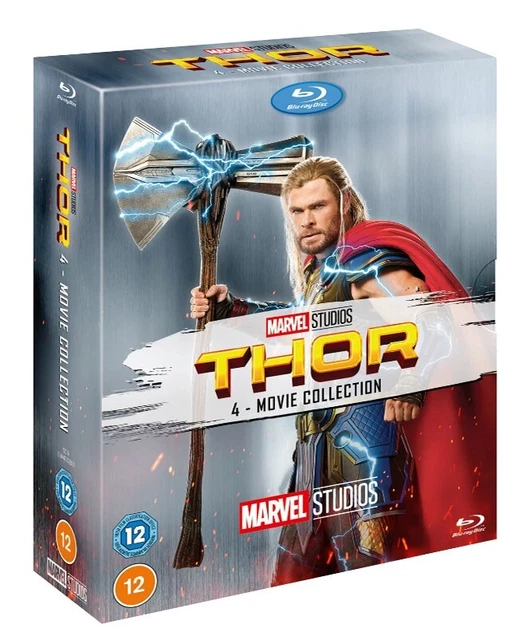 THOR 4-Movie Collection [Blu-ray] 1-4 Complete Box Set Marvel Studios Avengers