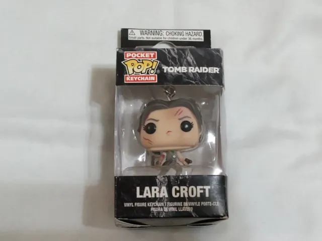 NEW Funko Pop Tomb Raider Keychain Vinyl Lara Croft