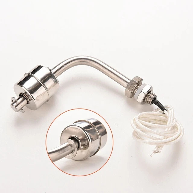 Acier Inoxydable Flotteur Interrupteur Réservoir Liquide Droit Angle Eau Niveau