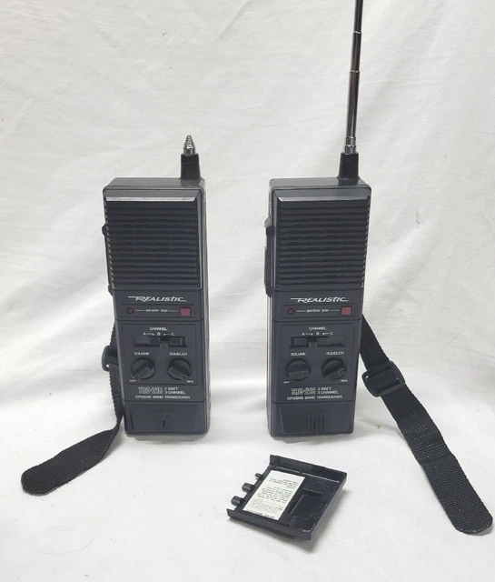 &STRANGER THINGS& REALISTIC Walkie Talkies TRC218 UNTESTEDPARTS ONLY