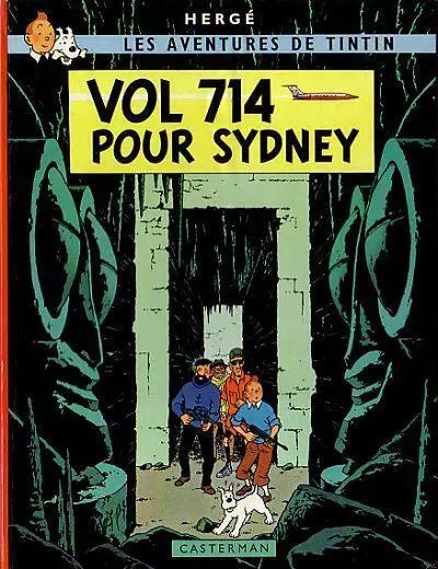 EO Tintin (une aventure de) 22  Vol 714 pour Sydney (EO 1er tirage) (be/tbe)