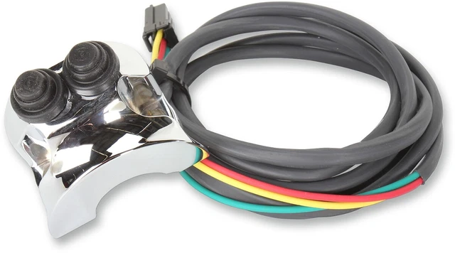 Legend Chrome 1" Handlebar Mounted Air Ride Controller Switch Harley Deutsch Pin Legend Chrome 1" Handlebar Mounted Air Ride Controller Switch Harley Deutsch Pin