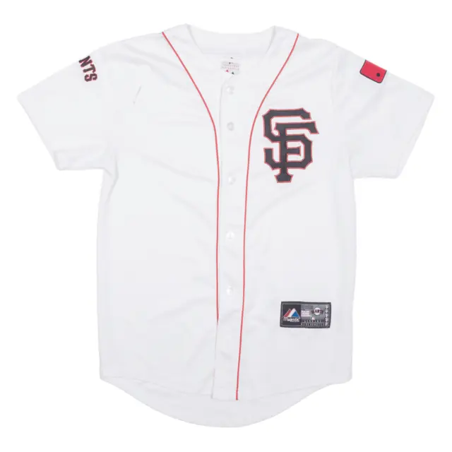 T-shirt da baseball USA MAJESTIC San Francisco Giants bianca manica corta da uomo XS