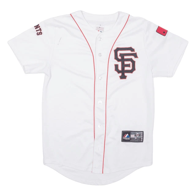 T-shirt da baseball USA MAJESTIC San Francisco Giants bianca manica corta da uomo XS