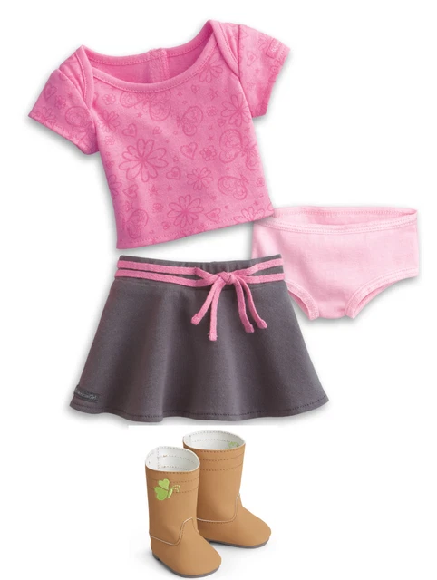 American Girl True Spirit Outfit W/ Boots For 18" Corinne Kavi Dolls NEW RETIRED