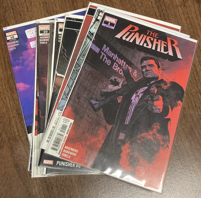 The Punisher 2018 Series Issues 1-11, 14-16 Marvel Comic Book lot (14 Total)