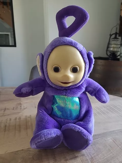 Peluche Vintage  Tinky Winky Teletubbies TOMY 40 cm Parlant