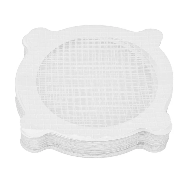 30 Pcs Disposable Shower  Hair Catcher Cover for Showers & Bathtubs Mesh StH5