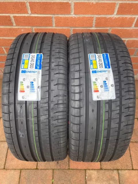 2 x 245/40ZR20 99Y XL  ACCELERA 245 40 20 EXTRA LOAD TYRES 245/40R20 99Y XL !