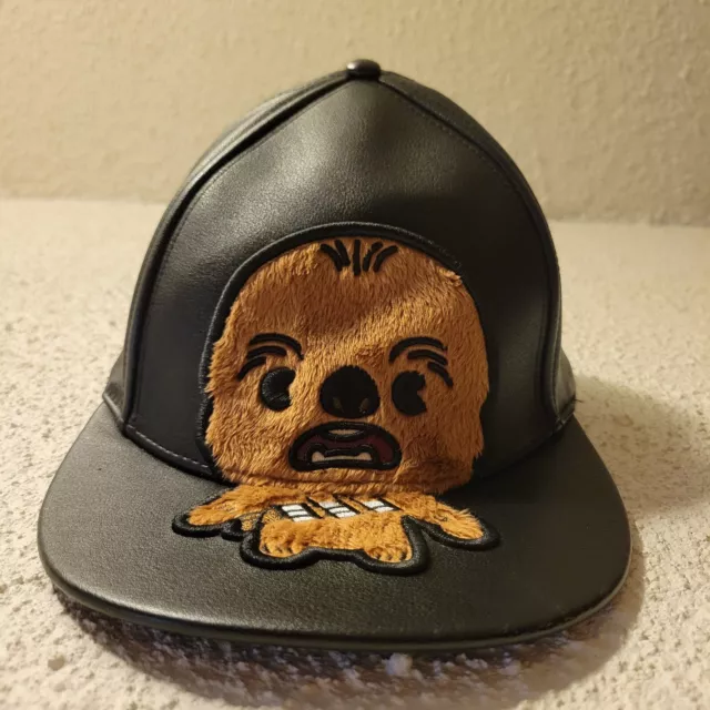 Disney Store Star Wars Chewbacca Faux Leather Adult Baseball Cap Hat CH35