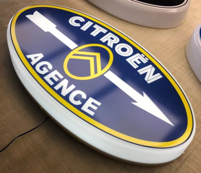 CITROEN illuminated wall sign led light box garage sign vintage car automobilia