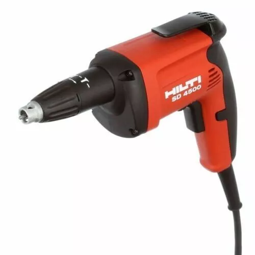 Hilti SD4500 Corded Drywall Screwdriver Screw Gun 6.5 Amp 4500 RPM 13 ft Cord