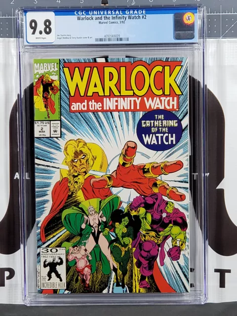 Warlock and the Infinity Watch #2 CGC 9.8 *1st Team App of Infinity Watch*Marvel