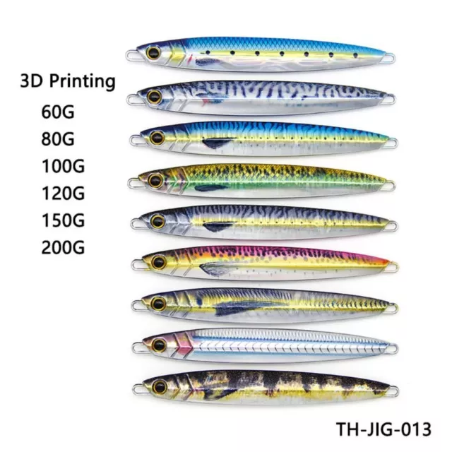 120G FISHING LURE 80g Jig Bait Hot. Spinning Baits 3d Printed