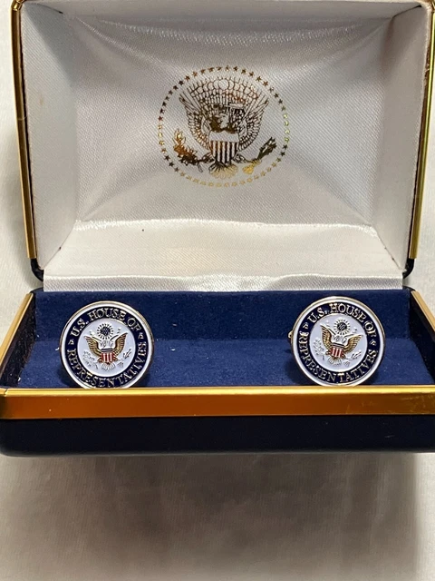 pair house of representatives   cufflinks - Free shipping in the US